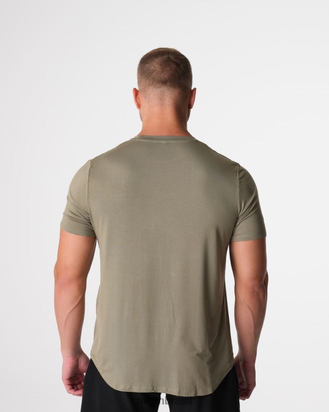 NVGTN topos homens camiseta equipada com tecnologia verde sálvia NNJ66L761