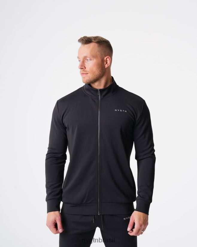 NVGTN topos homens jaqueta de treino preto NNJ66L793