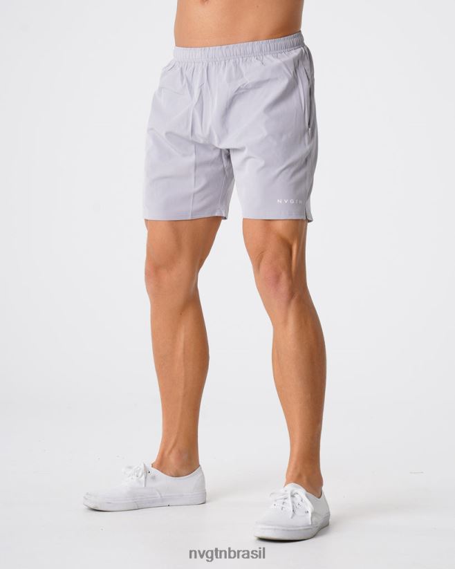 NVGTN partes inferiores homens shorts flexíveis cinza NNJ66L778