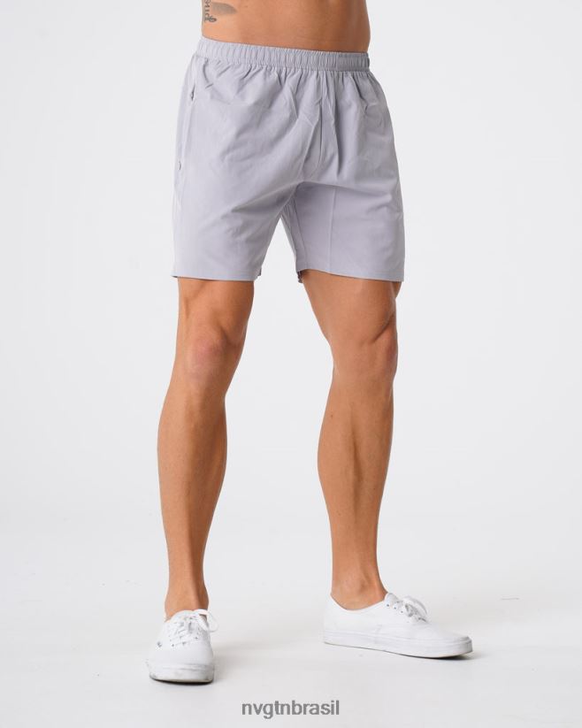 NVGTN partes inferiores homens shorts flexíveis cinza NNJ66L778