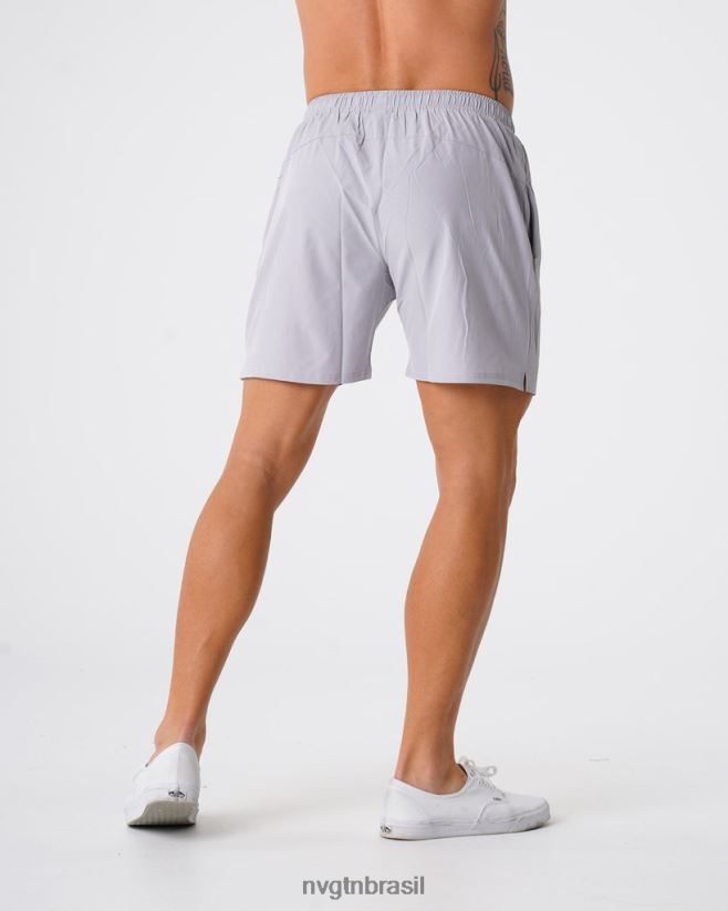 NVGTN partes inferiores homens shorts flexíveis cinza NNJ66L778