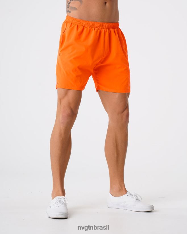 NVGTN partes inferiores homens shorts flexíveis laranja NNJ66L803