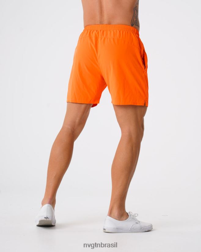 NVGTN partes inferiores homens shorts flexíveis laranja NNJ66L803