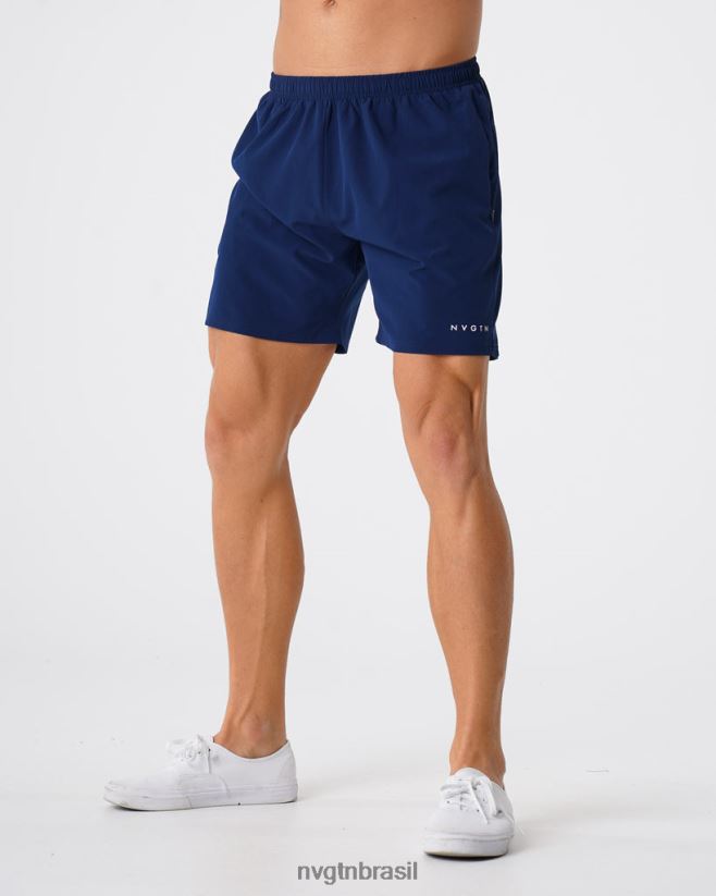 NVGTN partes inferiores homens shorts flexíveis marinha NNJ66L781