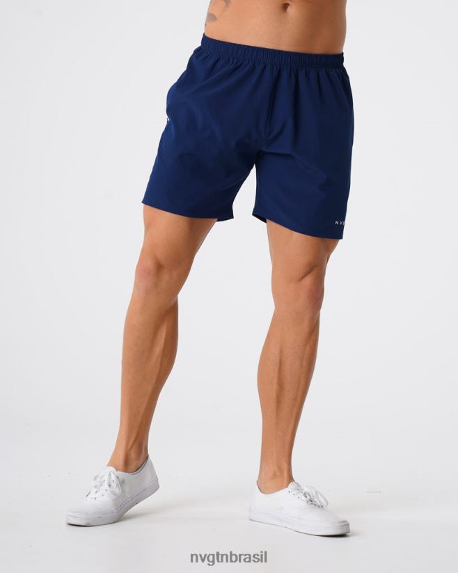 NVGTN partes inferiores homens shorts flexíveis marinha NNJ66L781
