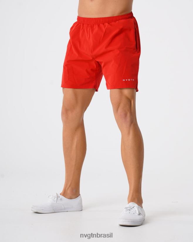 NVGTN partes inferiores homens shorts flexíveis vermelho NNJ66L804