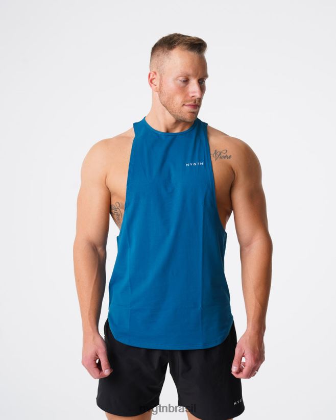 NVGTN topos homens tanque de borda de pulso azul francês NNJ66L801