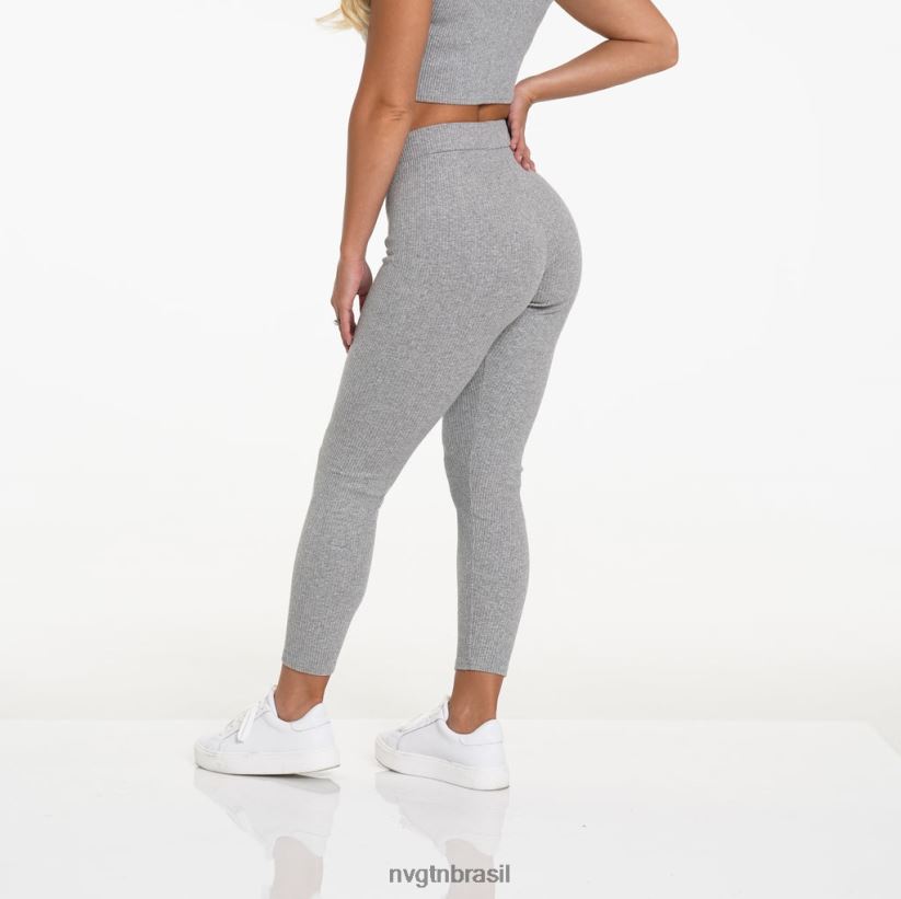 NVGTN estilo de vida mulheres calças de descanso para dia preguiçoso cinza NNJ66L755