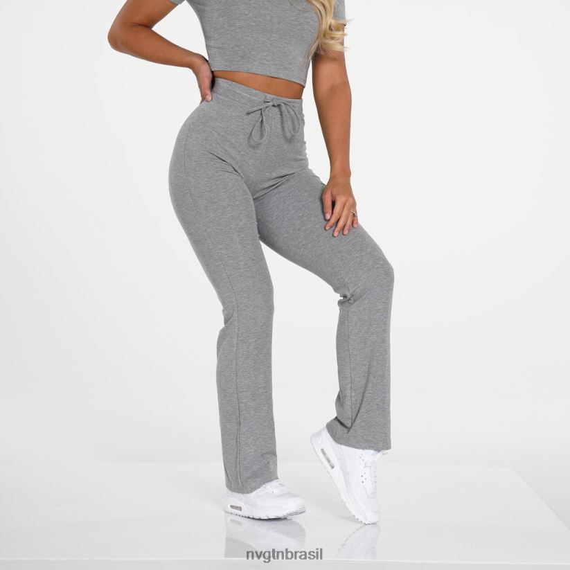 NVGTN estilo de vida mulheres olá calça lounge de fim de semana cinza NNJ66L750