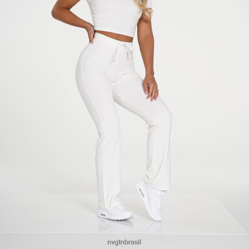 NVGTN estilo de vida mulheres olá calça lounge de fim de semana creme NNJ66L749