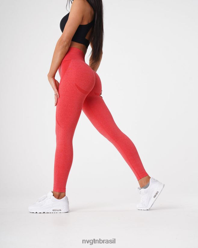 NVGTN fitness mulheres legging sem costura com contorno maçã doce NNJ66L514