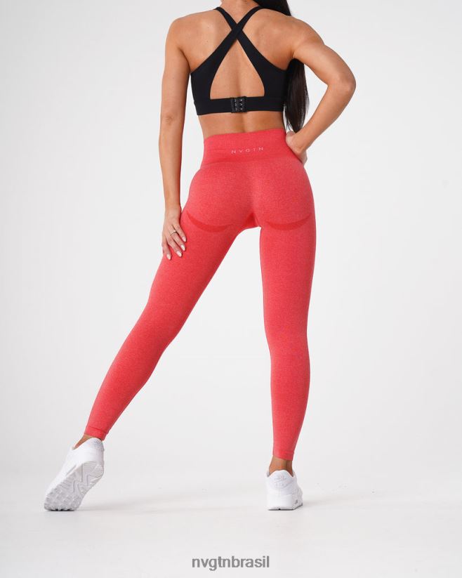 NVGTN fitness mulheres legging sem costura com contorno maçã doce NNJ66L514
