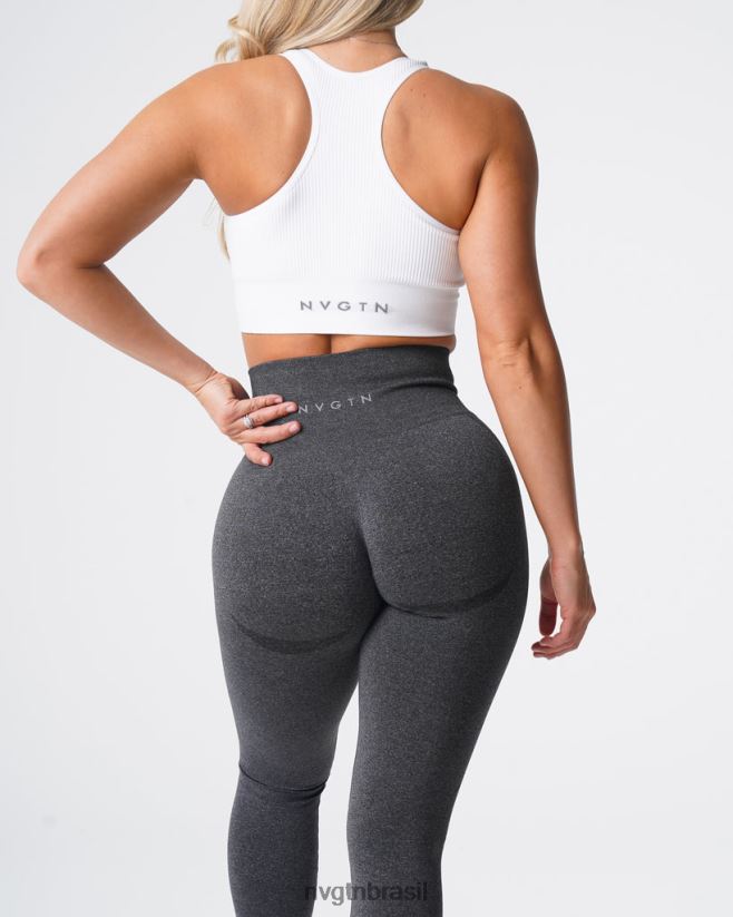 NVGTN fitness mulheres legging sem costura com contorno preto salpicado NNJ66L507