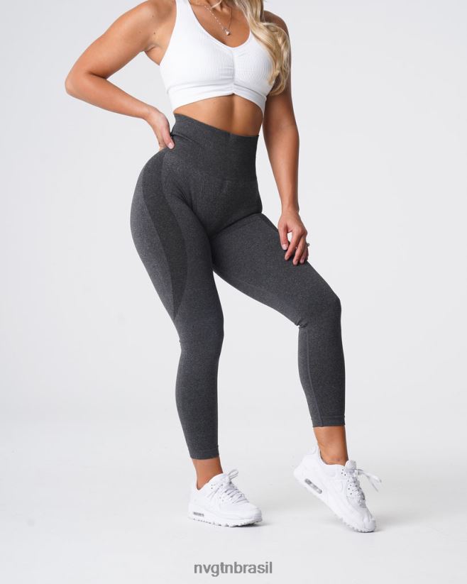 NVGTN fitness mulheres legging sem costura com contorno preto salpicado NNJ66L507