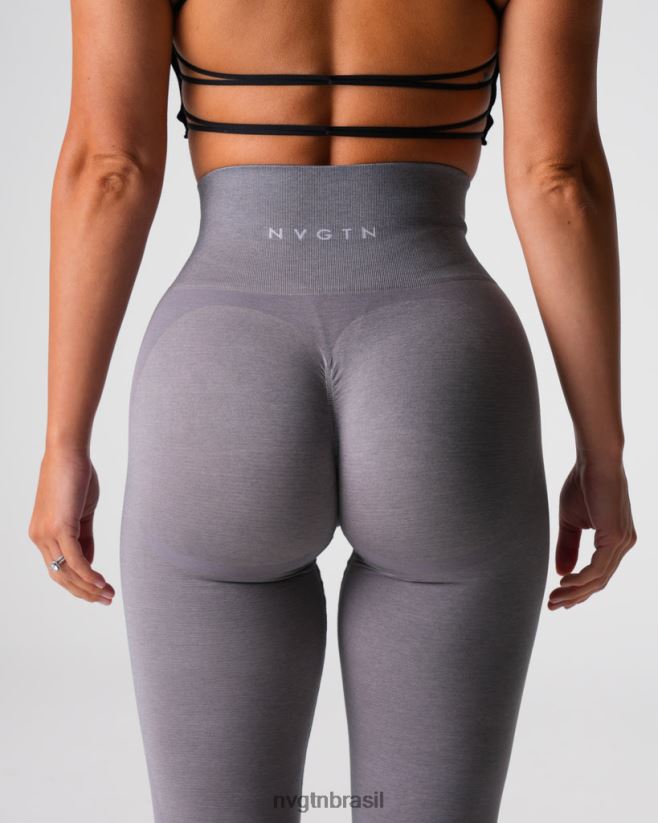NVGTN fitness mulheres legging sem costura contorno 2.0 cinza NNJ66L488