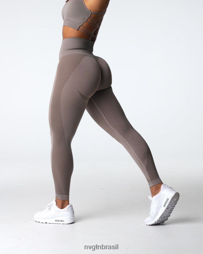 NVGTN fitness mulheres legging sem costura contorno 2.0 cinza NNJ66L491