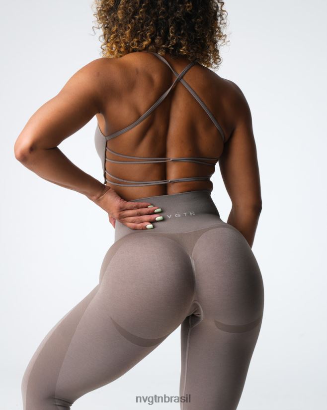 NVGTN fitness mulheres legging sem costura contorno 2.0 cinza NNJ66L491