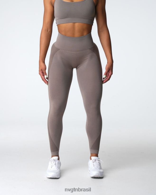 NVGTN fitness mulheres legging sem costura contorno 2.0 cinza NNJ66L491