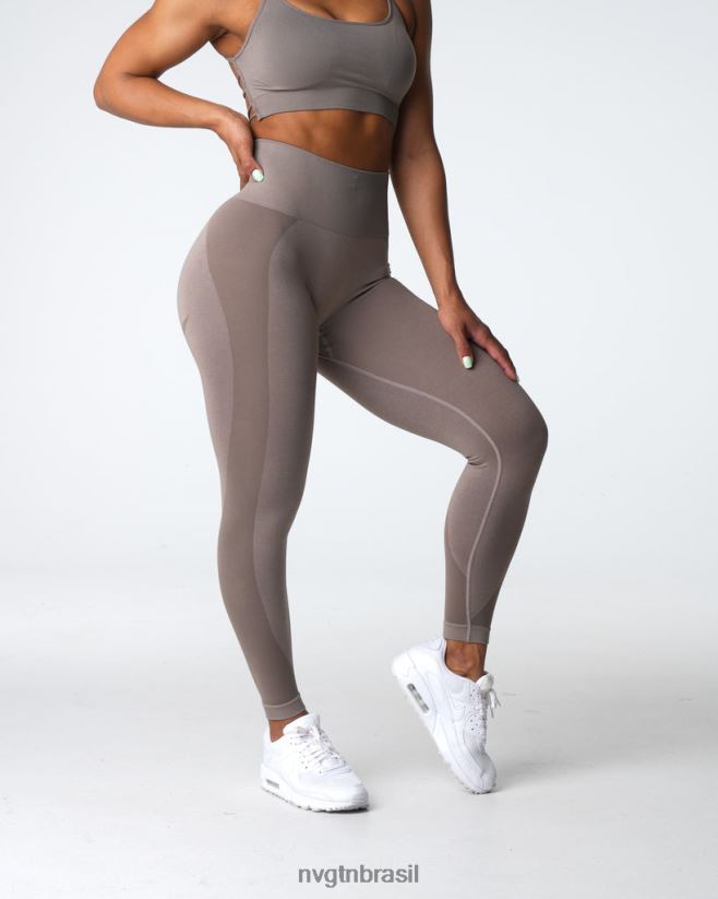 NVGTN fitness mulheres legging sem costura contorno 2.0 cinza NNJ66L491