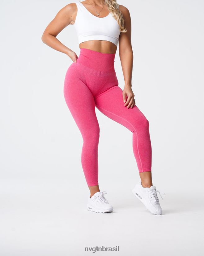 NVGTN fitness mulheres legging sem costura nv Rosa quente NNJ66L590