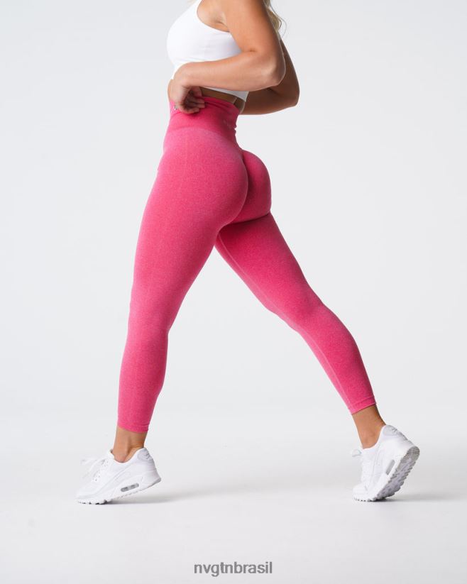 NVGTN fitness mulheres legging sem costura nv Rosa quente NNJ66L590