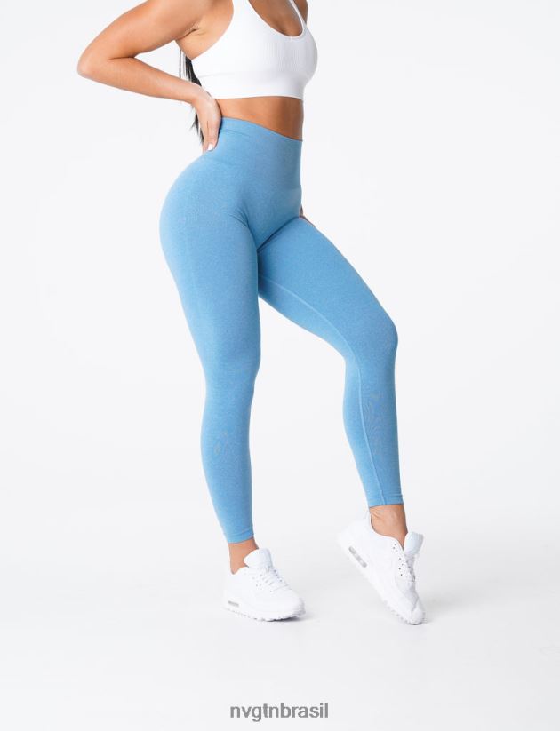 NVGTN fitness mulheres legging sem costura nv céu azul NNJ66L606