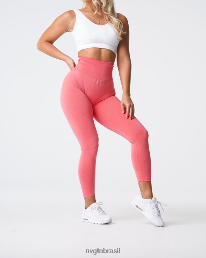 NVGTN fitness mulheres legging sem costura nv coral NNJ66L597