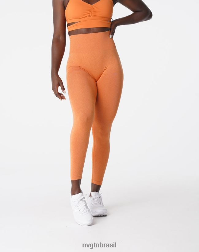 NVGTN fitness mulheres legging sem costura nv laranja queimado NNJ66L589