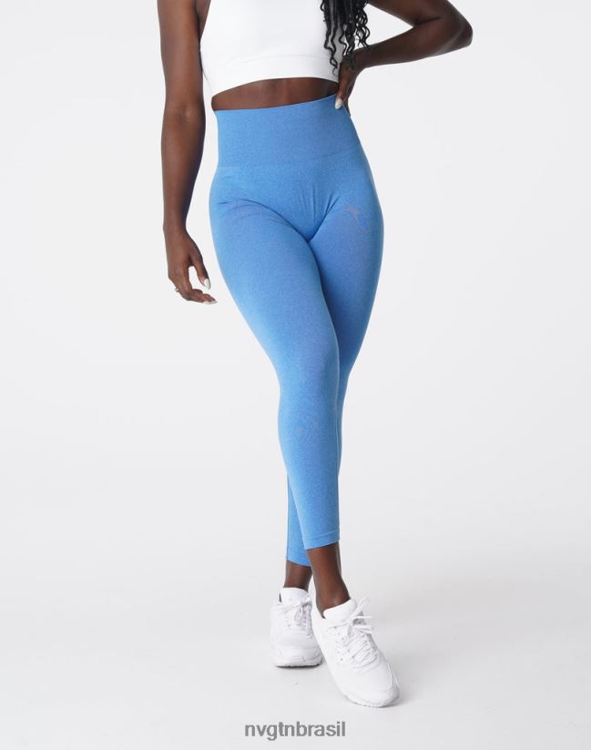 NVGTN fitness mulheres legging sem costura nv oceano azul NNJ66L584