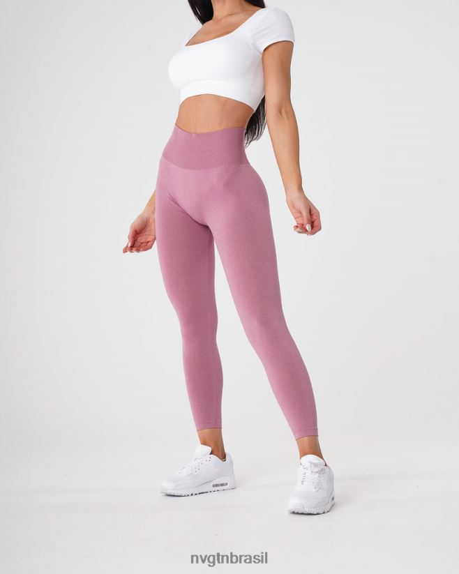 NVGTN fitness mulheres legging sem costura nv rosa pastel NNJ66L600