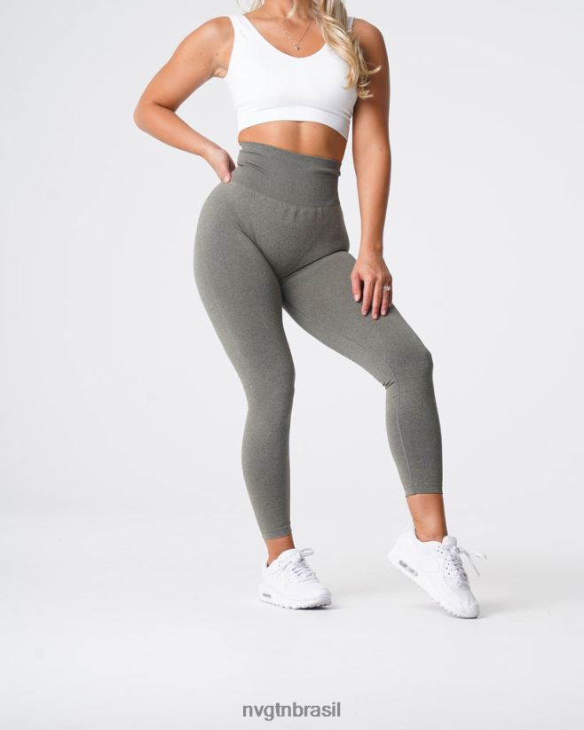 NVGTN fitness mulheres legging sem costura nv verde cáqui NNJ66L588