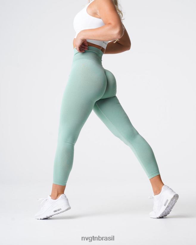 NVGTN fitness mulheres legging sem costura nv verde sálvia NNJ66L602
