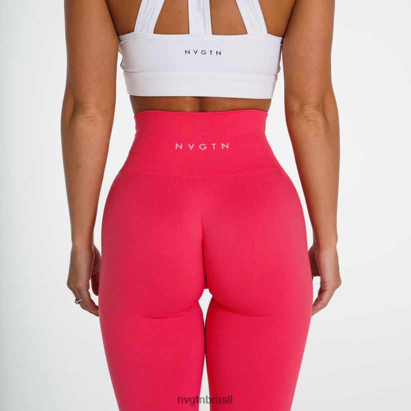 NVGTN fitness mulheres leggings sólidas sem costura rosa havaiano NNJ66L694