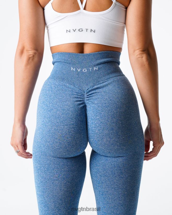 NVGTN fitness mulheres leggings sem costura céu azul NNJ66L648
