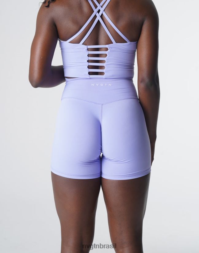 NVGTN fitness mulheres shorts assinatura 2.0 pervinca NNJ66L435