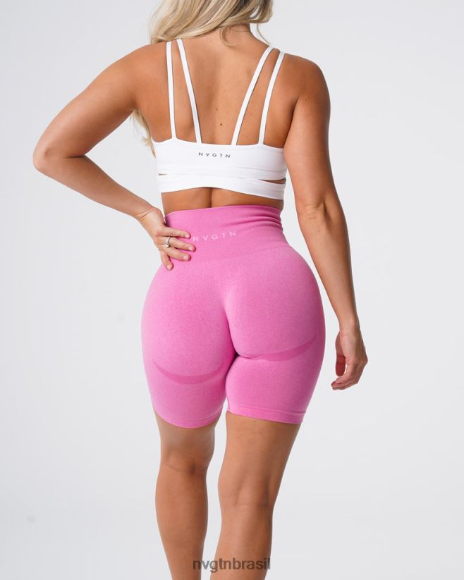 NVGTN fitness mulheres shorts de motociclista chiclete rosa NNJ66L479