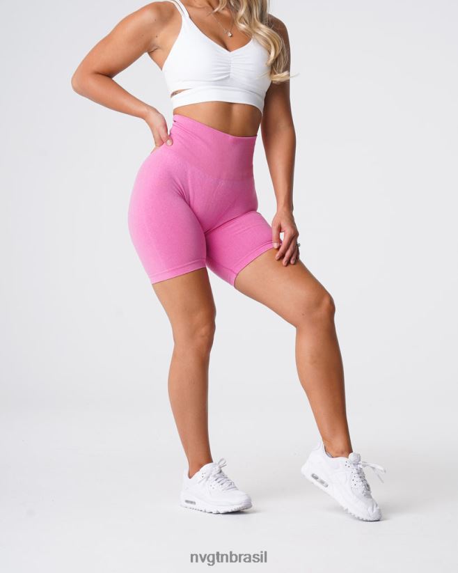 NVGTN fitness mulheres shorts de motociclista chiclete rosa NNJ66L479