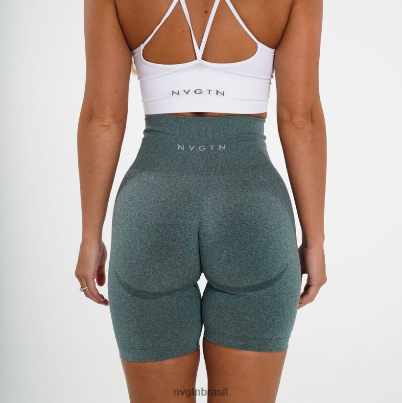 NVGTN fitness mulheres shorts de motociclista verde floresta NNJ66L483