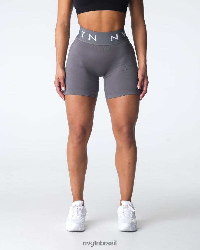NVGTN fitness mulheres shorts esportivos sem costura carvão NNJ66L431