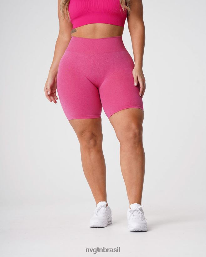 NVGTN fitness mulheres shorts profissionais sem costura fúcsia NNJ66L369