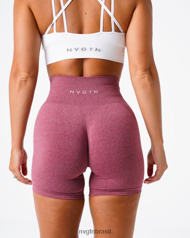NVGTN fitness mulheres shorts profissionais sem costura marrom NNJ66L385