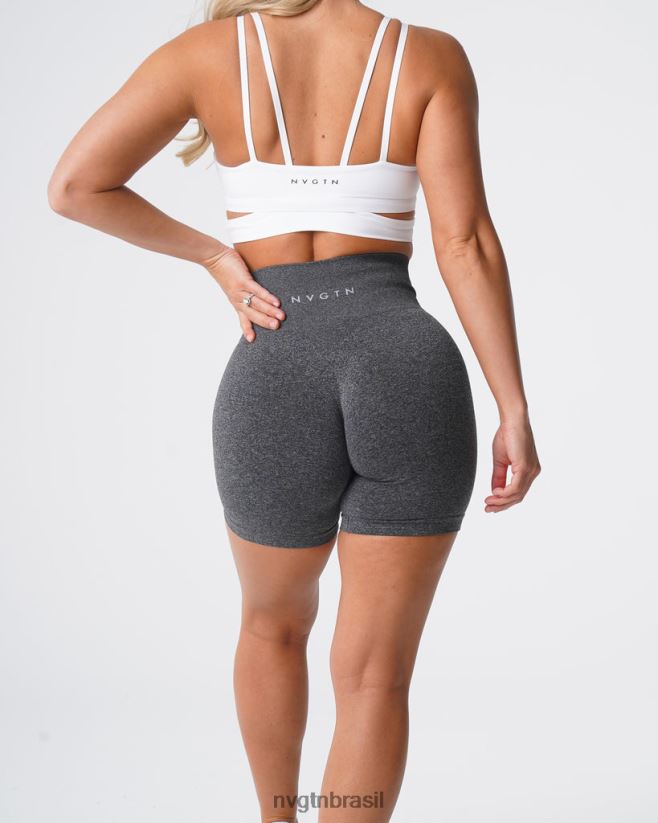 NVGTN fitness mulheres shorts profissionais sem costura preto salpicado NNJ66L357