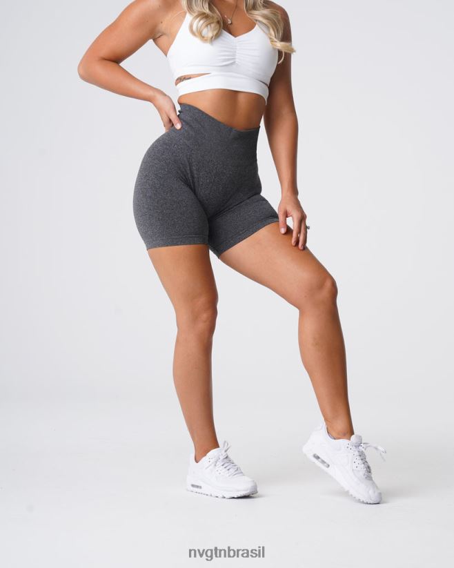 NVGTN fitness mulheres shorts profissionais sem costura preto salpicado NNJ66L357