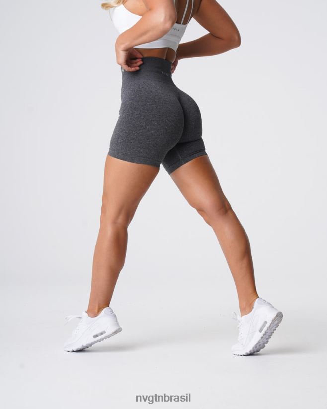 NVGTN fitness mulheres shorts profissionais sem costura preto salpicado NNJ66L357