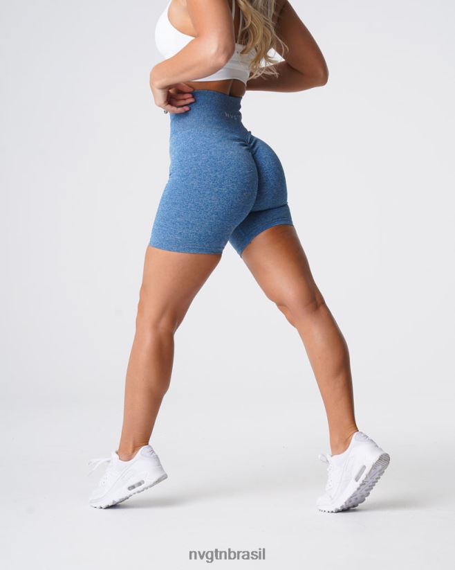 NVGTN fitness mulheres shorts sem costura céu azul NNJ66L421