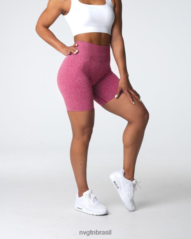 NVGTN fitness mulheres shorts sem costura carmesim NNJ66L404