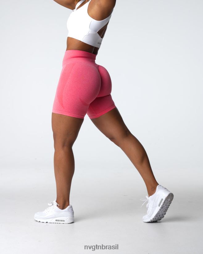 NVGTN fitness mulheres shorts sem costura com contorno coral NNJ66L333