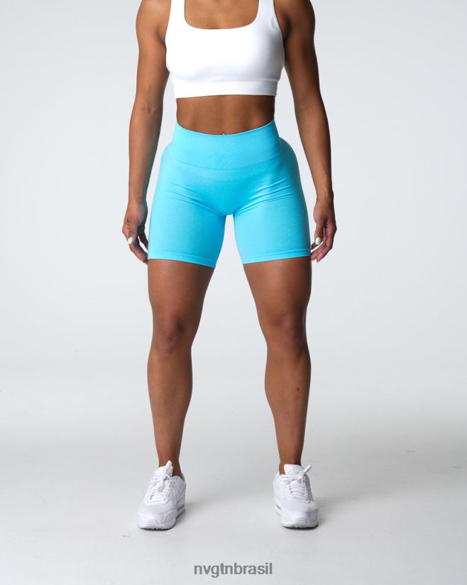 NVGTN fitness mulheres shorts sem costura com contorno água NNJ66L326