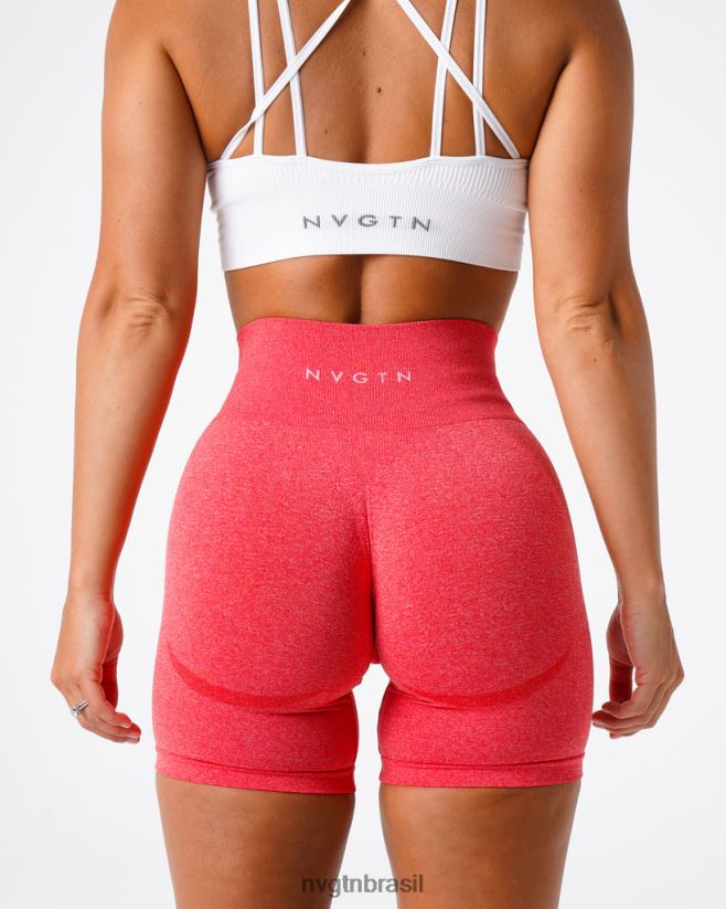 NVGTN fitness mulheres shorts sem costura com contorno maçã doce NNJ66L350