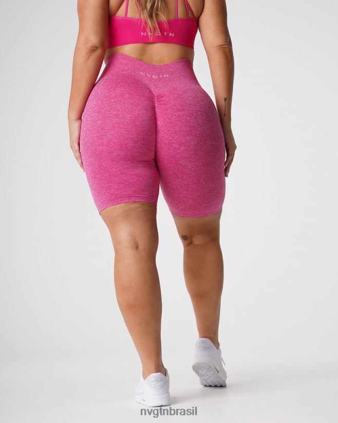 NVGTN fitness mulheres shorts sem costura fúcsia NNJ66L427